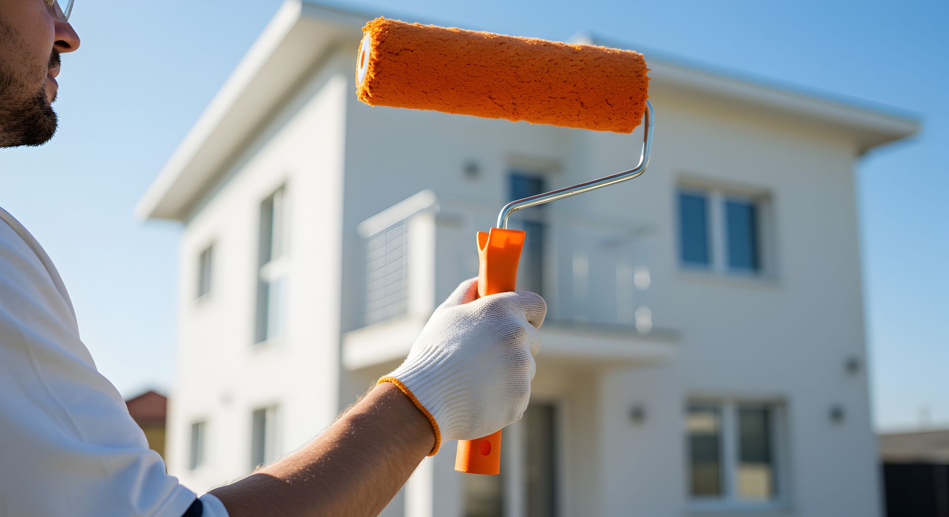 Un rouleau de peinture