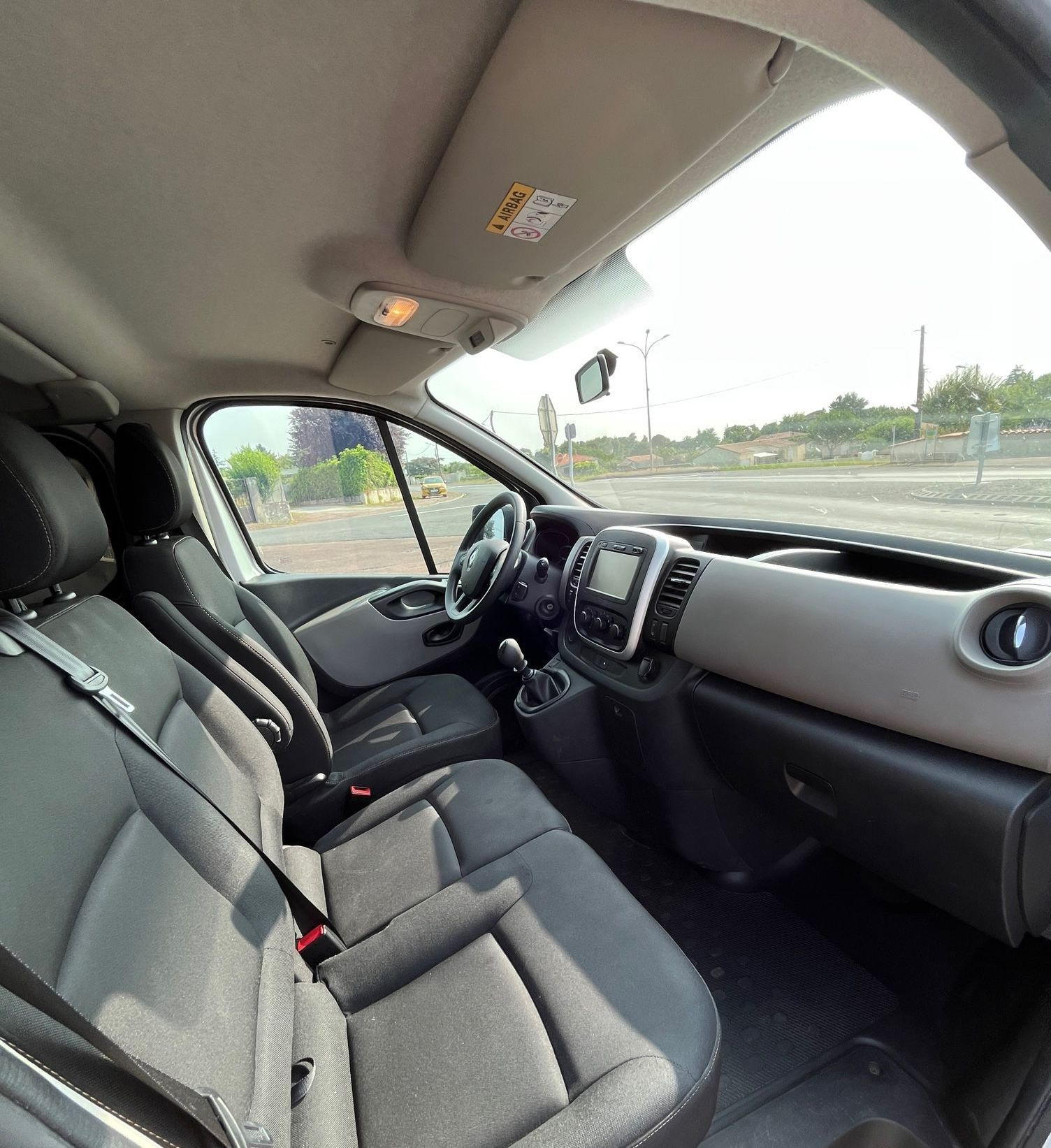 Intérieur du minibus