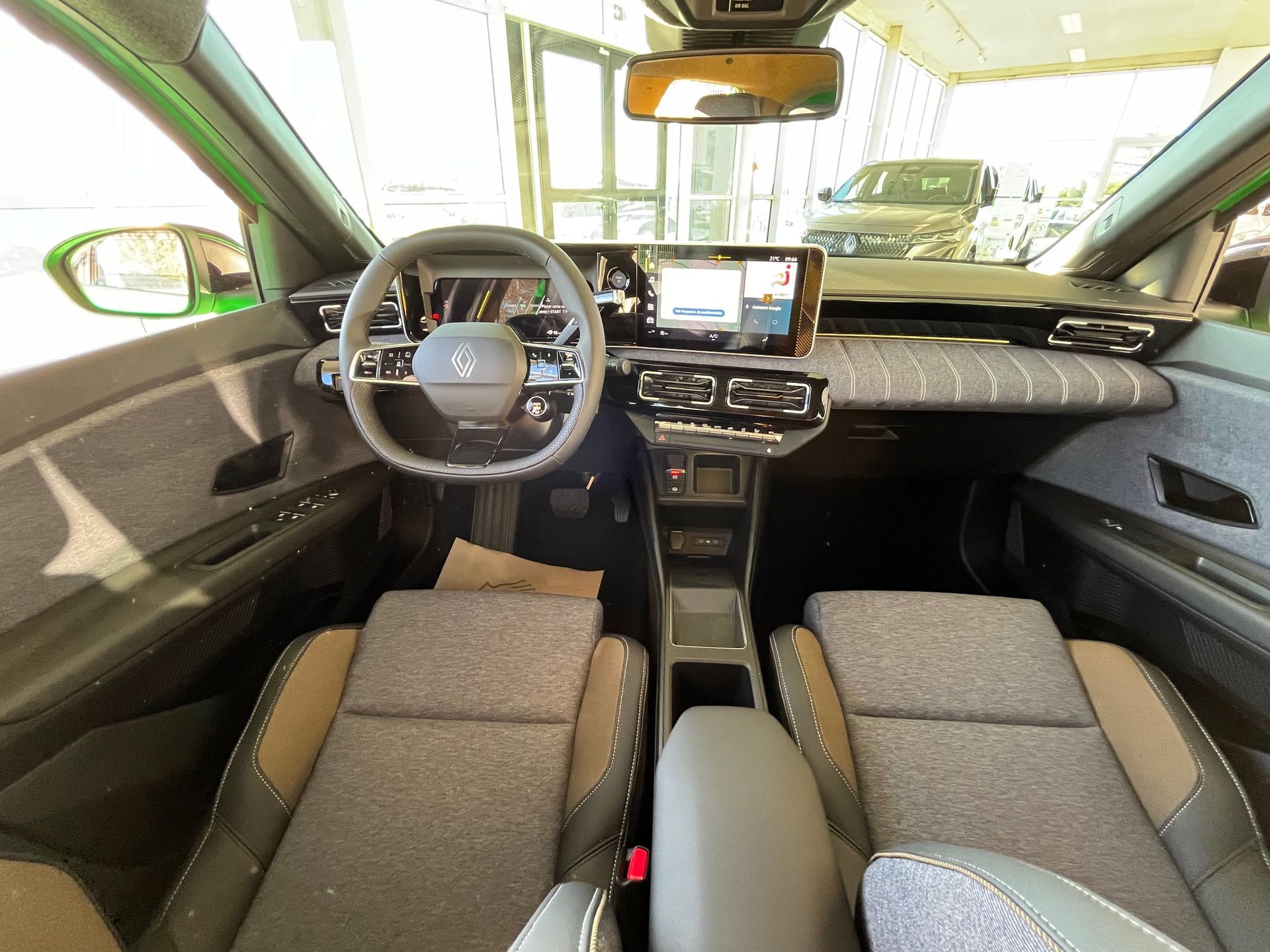Intérieur d'une voiture