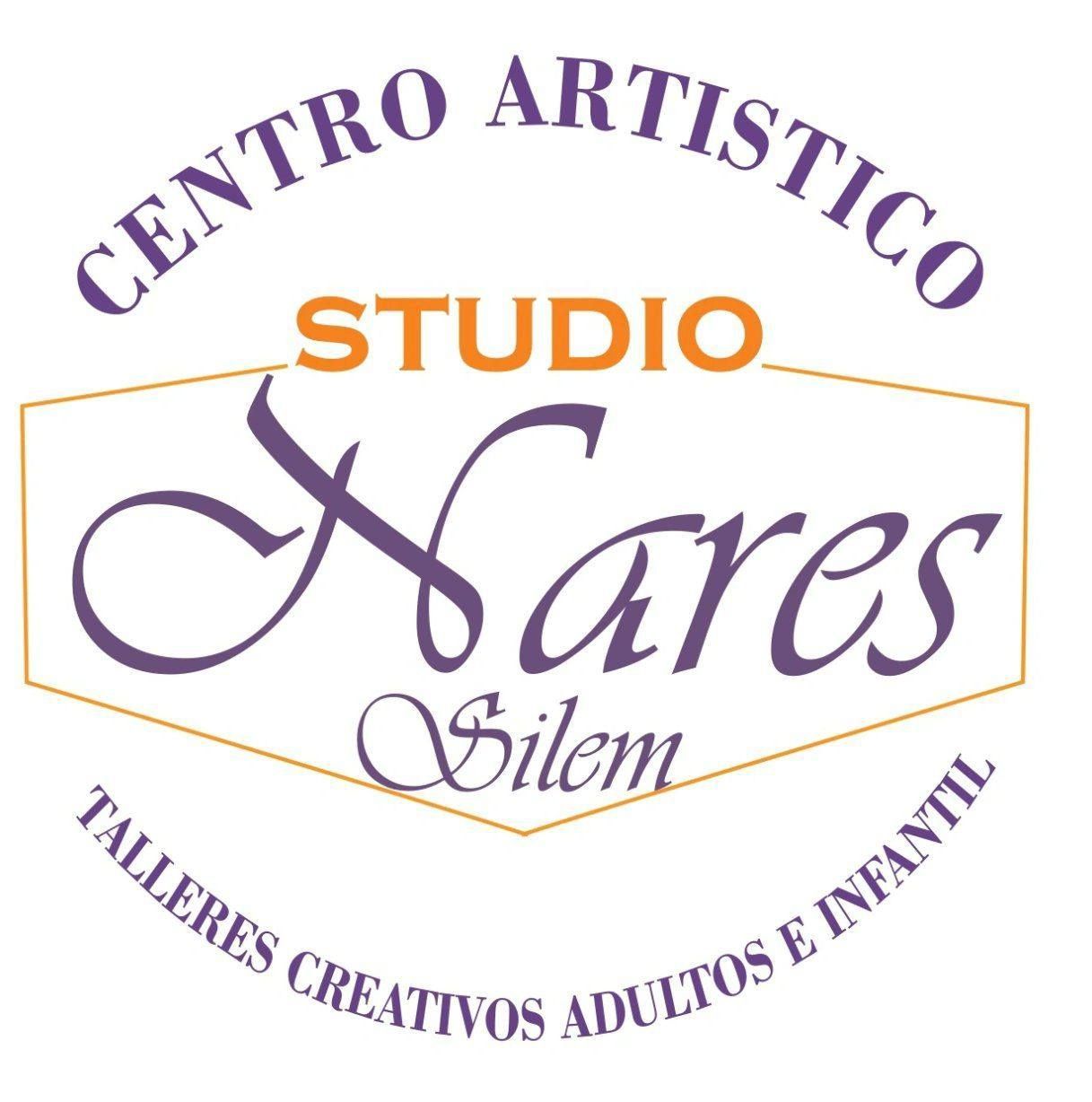 Logotipo de "Centro Artístico Studio Nares Silem", que ofrece talleres creativos para adultos y niños