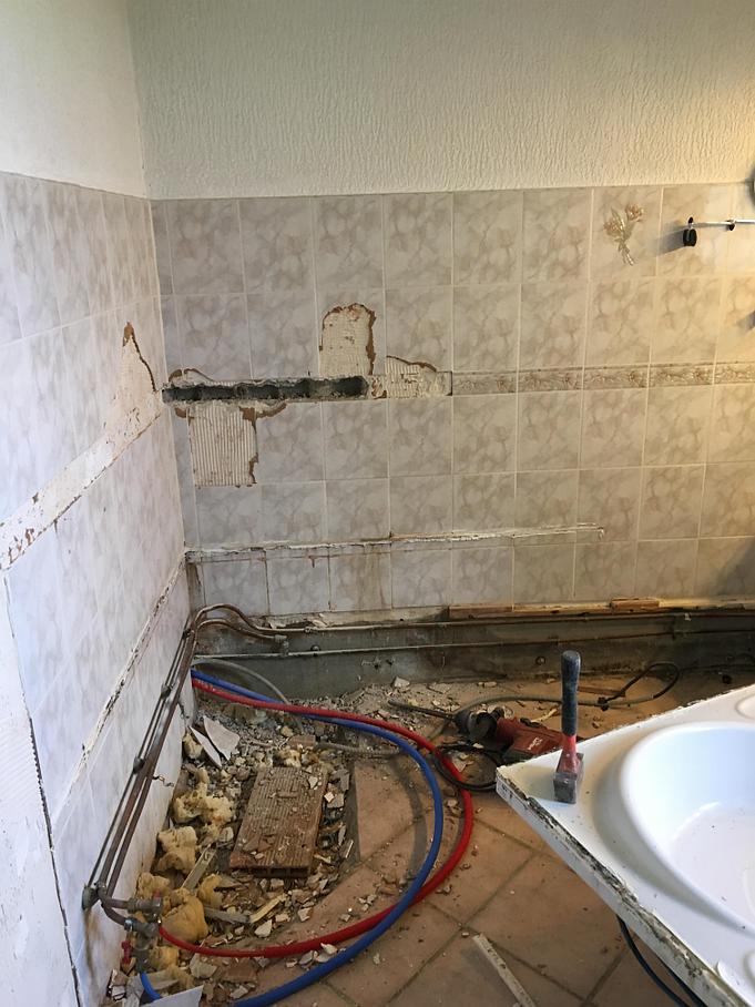 Salle de bains – avant