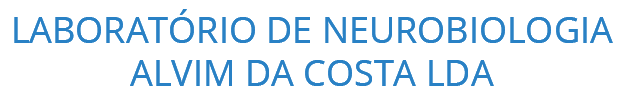 LABORAT&Oacute;RIO DE NEUROBIOLOGIA ALVIM DA COSTA LTDA. Text in light blue.