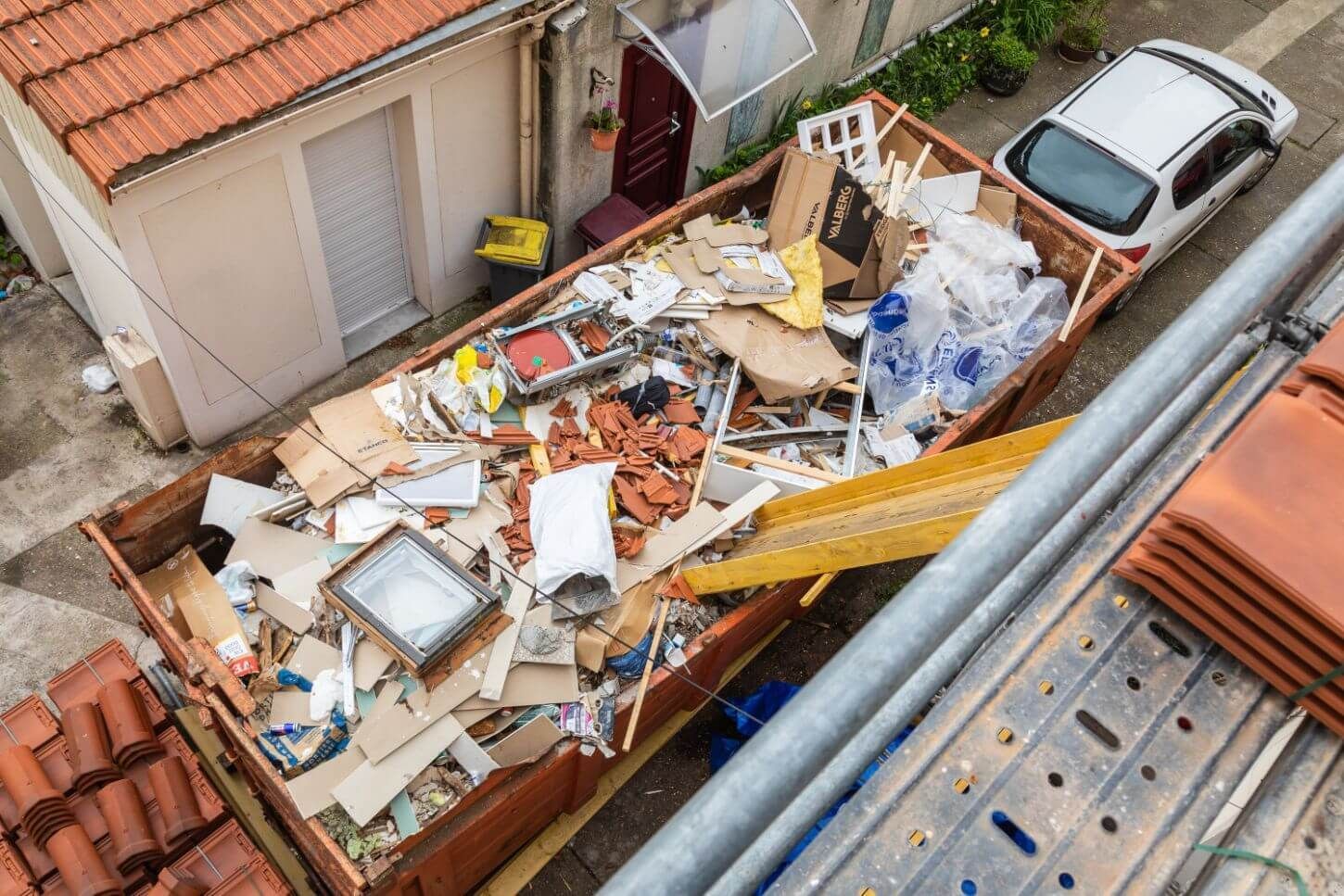 Déchets et nettoyage de travaux