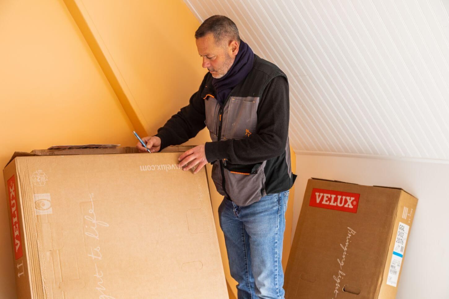 Ouverture de paquets d'isolation