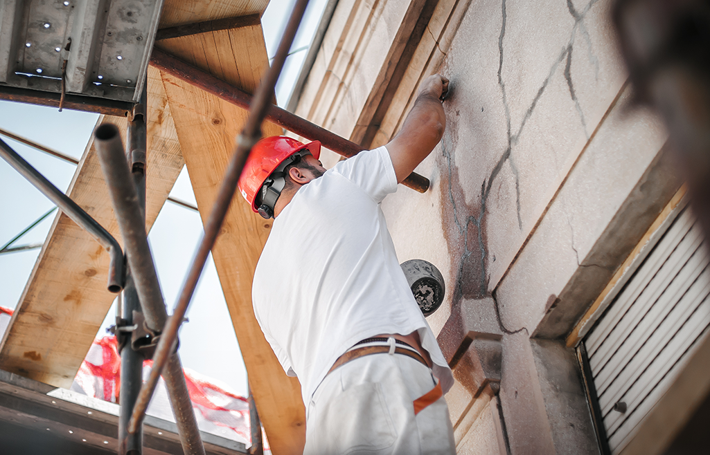 Réparation de façade