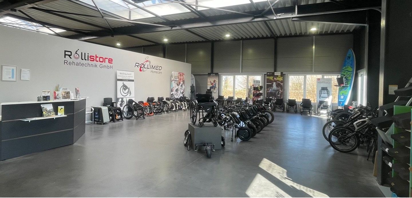 Showroom von Rollistore Rehatechnik GmbH und Rollimed Homecare in Lippstadt
