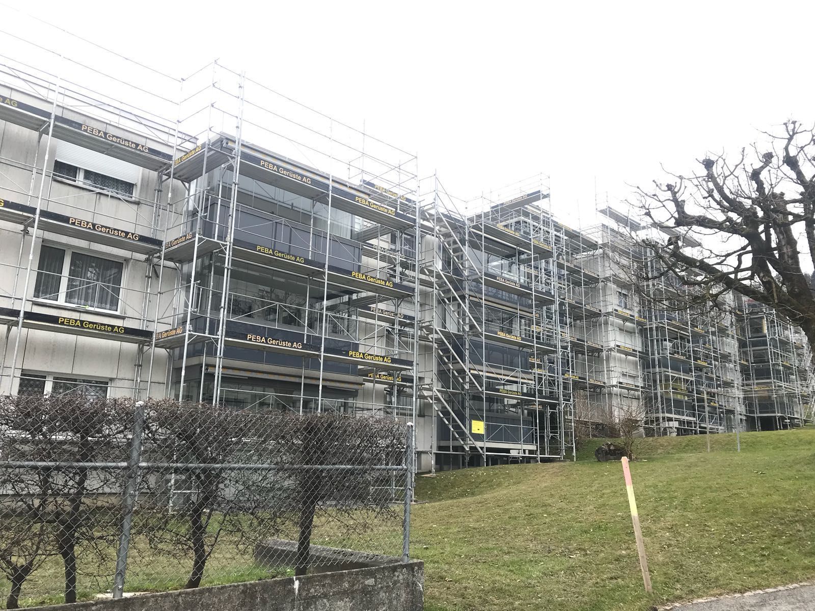 Fuchsenstrasse St. Gallen - PEBA Gerüste AG – Schaffhausen