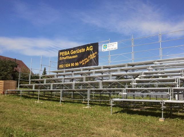 Event/Spezial Gerüste - PEBA Gerüste AG – Schaffhausen