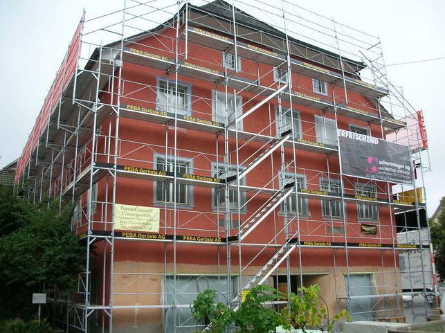 Fassadengerüste - PEBA Gerüste AG – Schaffhausen
