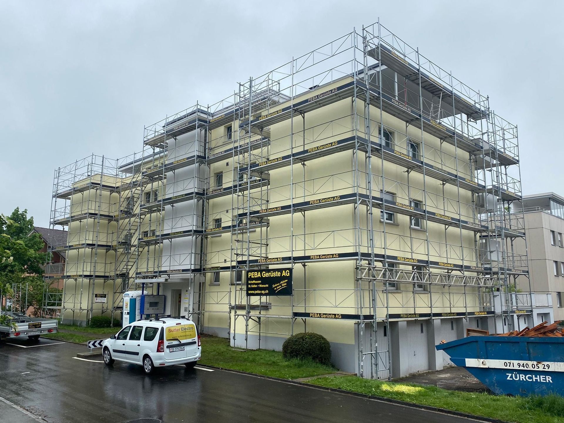 Fassadengerüste - PEBA Gerüste AG – Schaffhausen