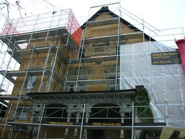 Fassadengerüste - PEBA Gerüste AG – Schaffhausen