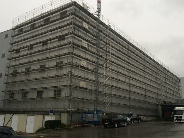 Industrie/Hallen Gerüste - PEBA Gerüste AG – Schaffhausen