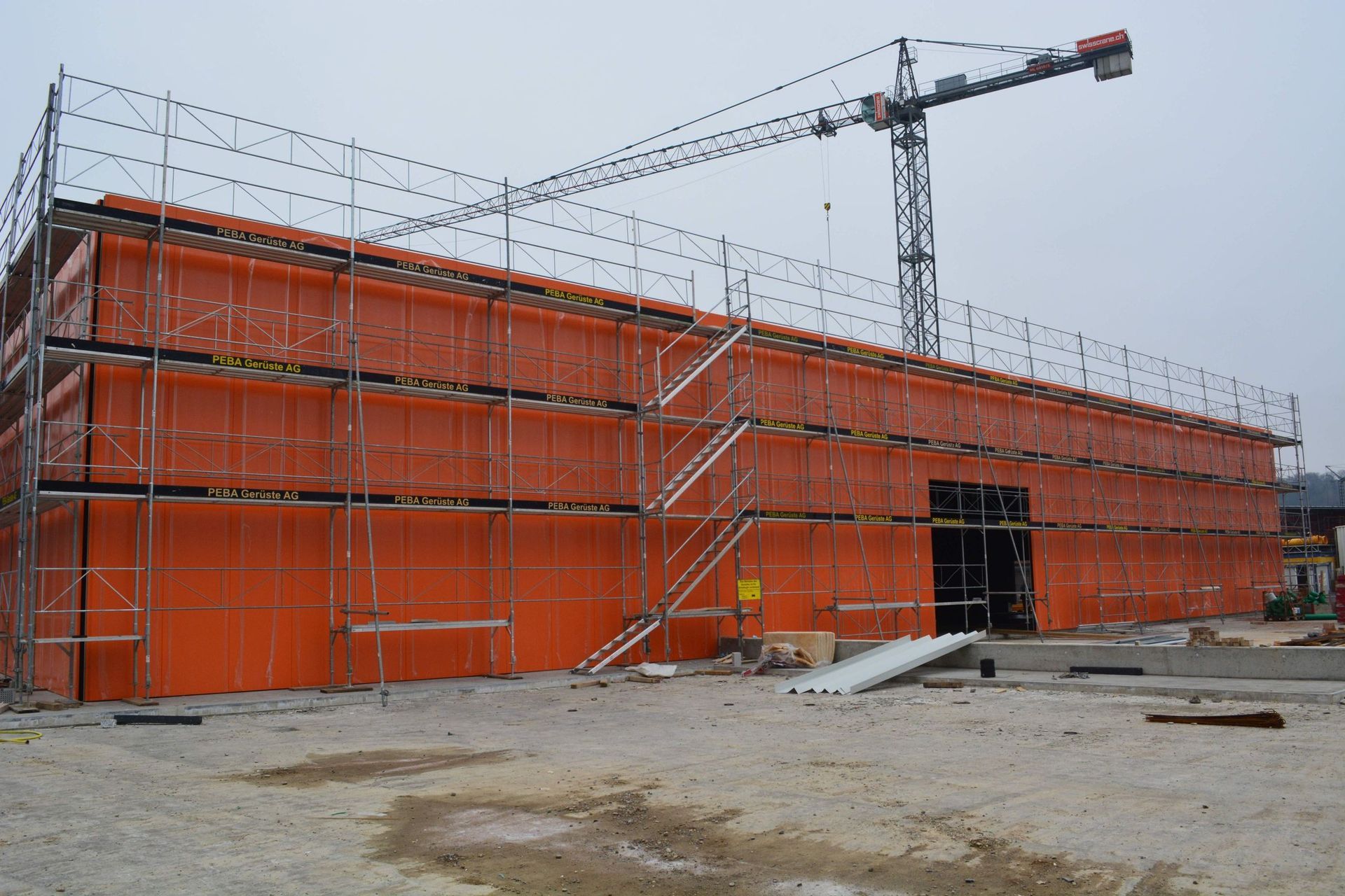 Industrie/Hallen Gerüste - PEBA Gerüste AG – Schaffhausen