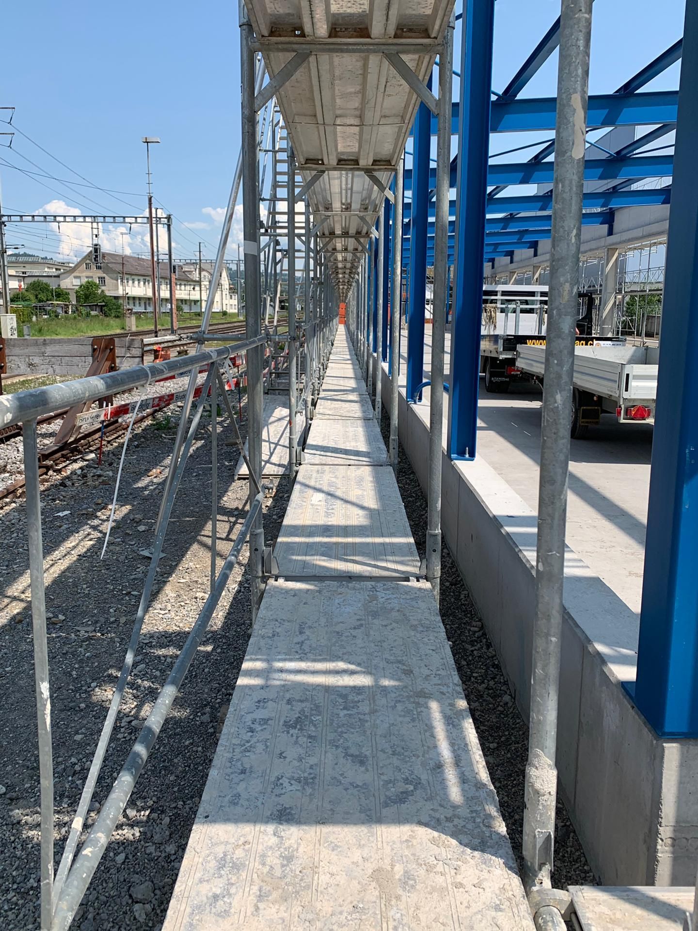 Industrie/Hallen Gerüste - PEBA Gerüste AG – Schaffhausen