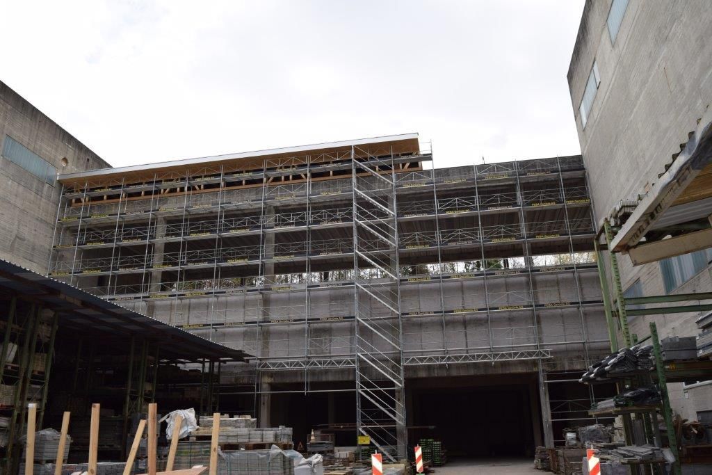 Industrie/Hallen Gerüste - PEBA Gerüste AG – Schaffhausen