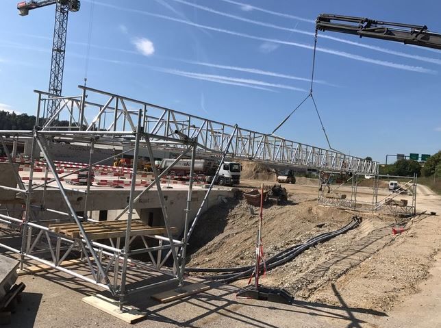 Kabelführungen, Passarellen Gerüste - PEBA Gerüste AG – Schaffhausen