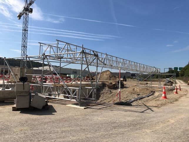 Kabelführungen, Passarellen Gerüste - PEBA Gerüste AG – Schaffhausen