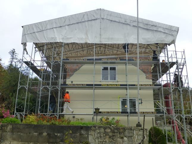 Notdächer - PEBA Gerüste AG – Schaffhausen