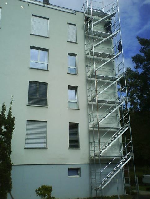 Treppentürme - PEBA Gerüste AG – Schaffhausen