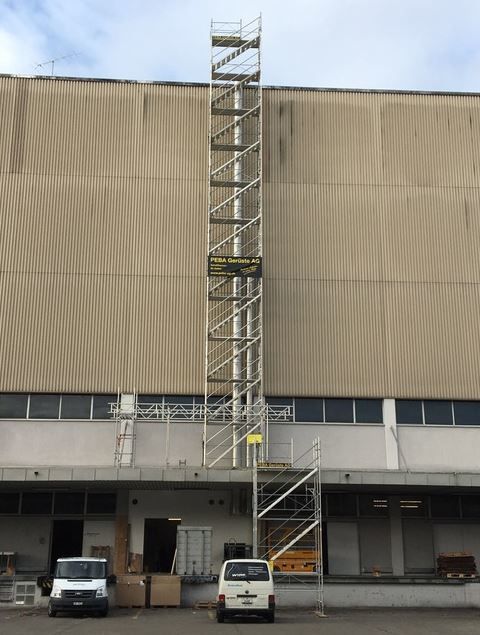 Treppentürme - PEBA Gerüste AG – Schaffhausen