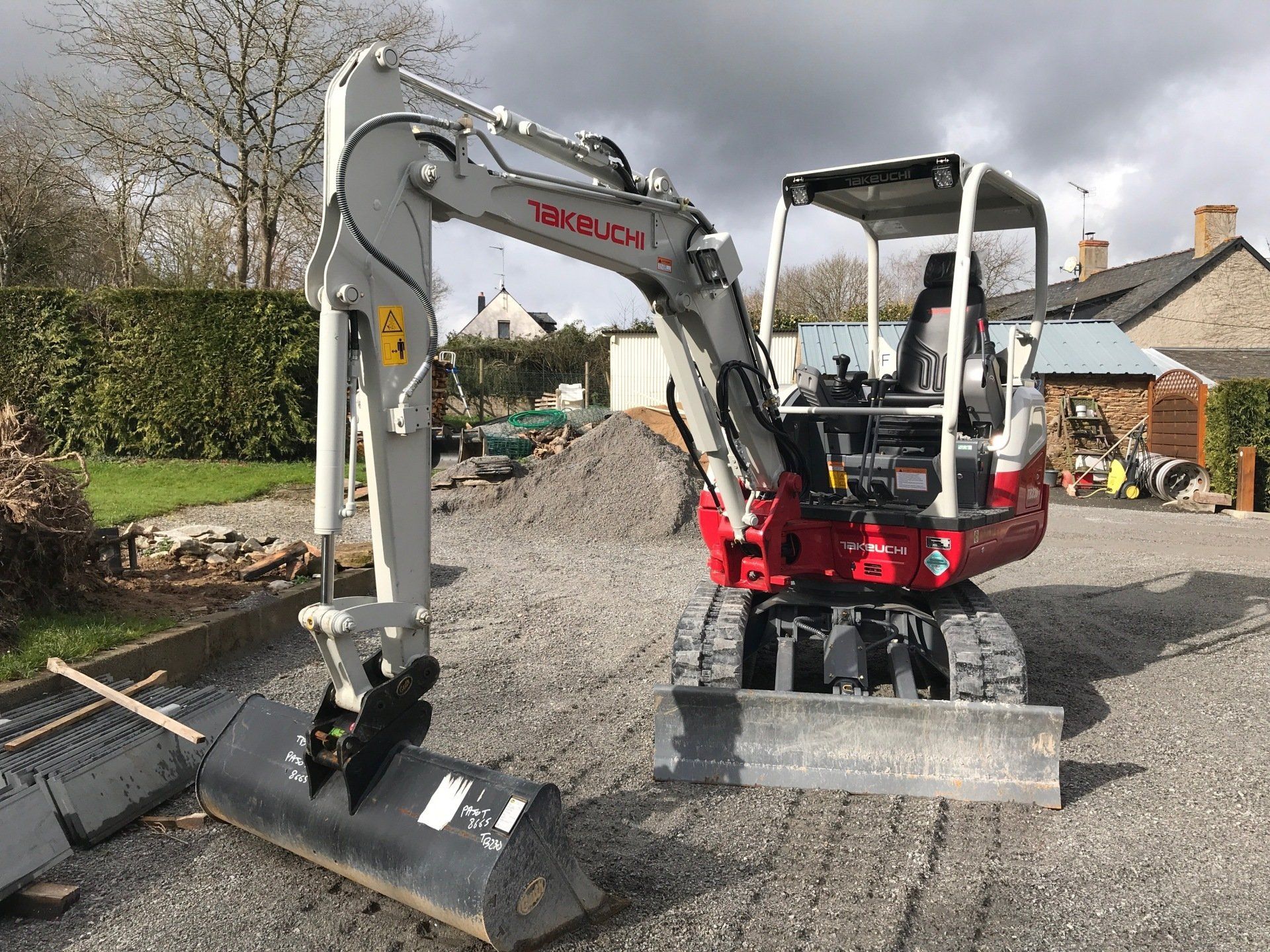 Terrassement à la minipelle