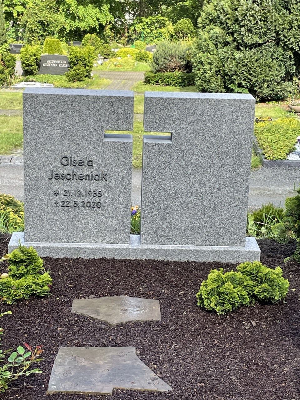 Grabstein, gefertigt von David Michalik