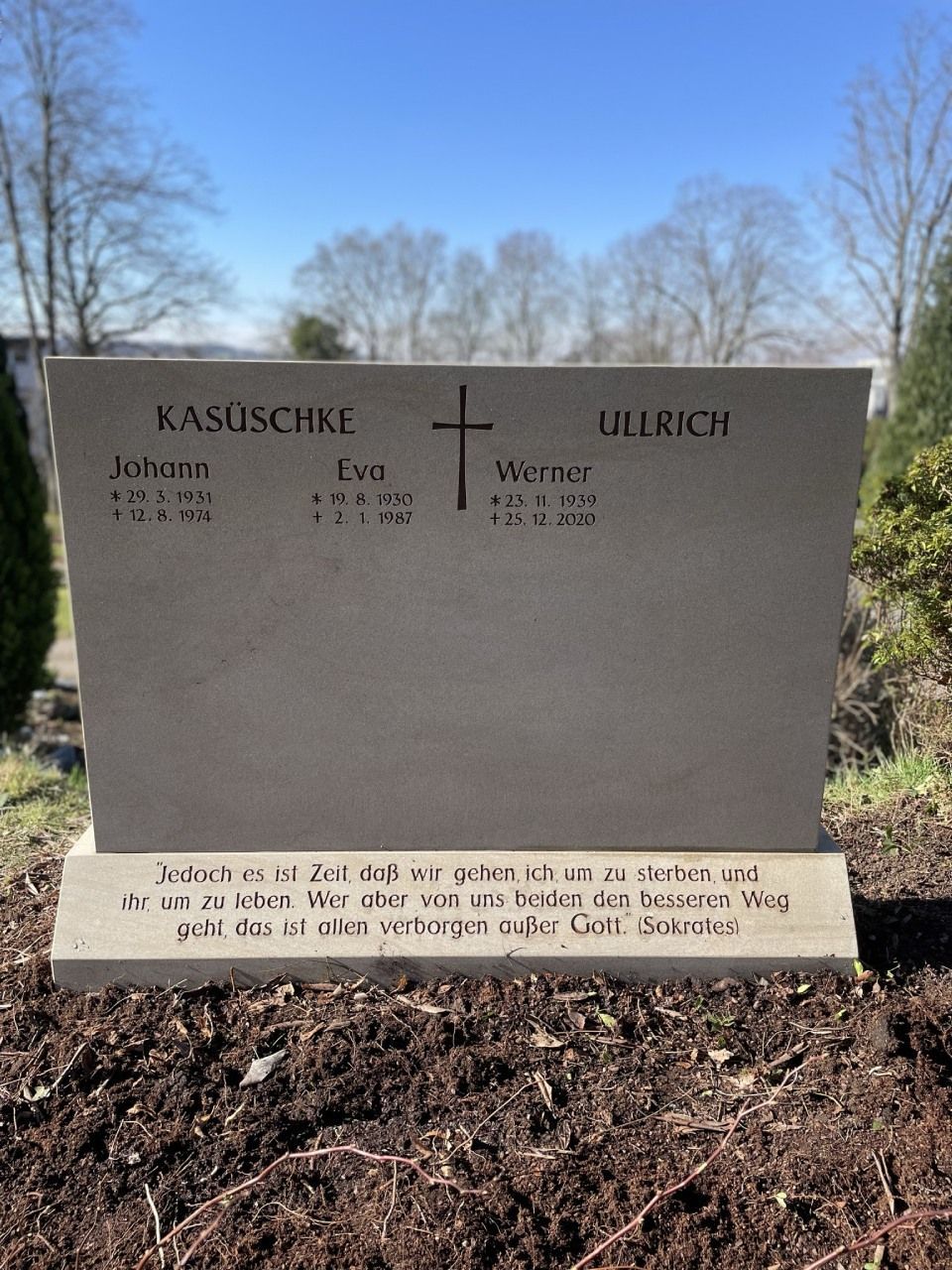 Grabstein, gefertigt von David Michalik