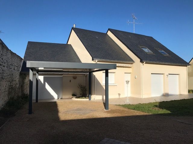 Carport en aluminium épuré