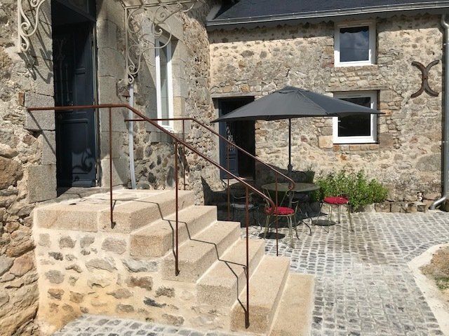 Rampe d'escalier en fer forgé