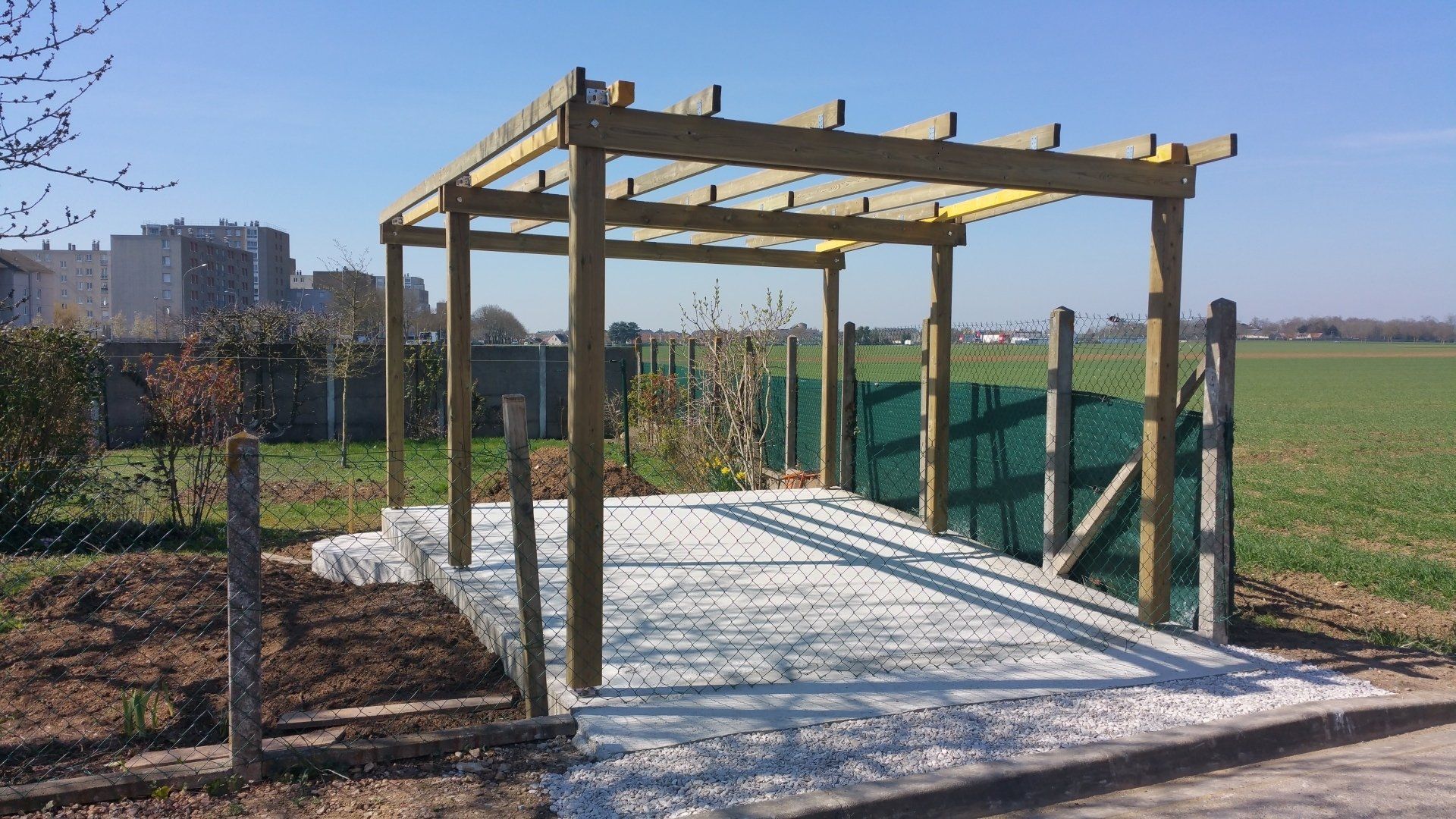 Création d'un abri de jardin