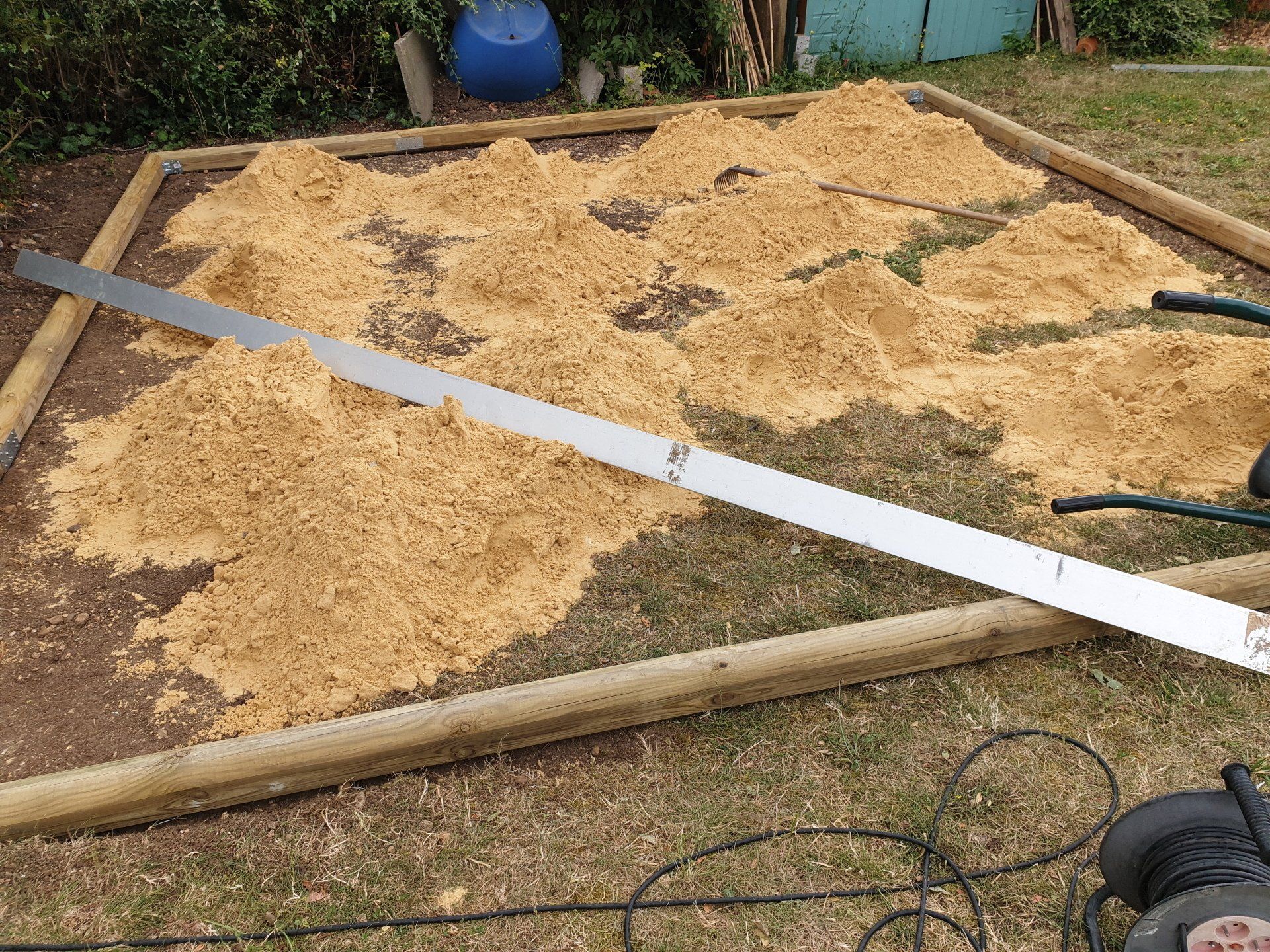 Terrasse en construction