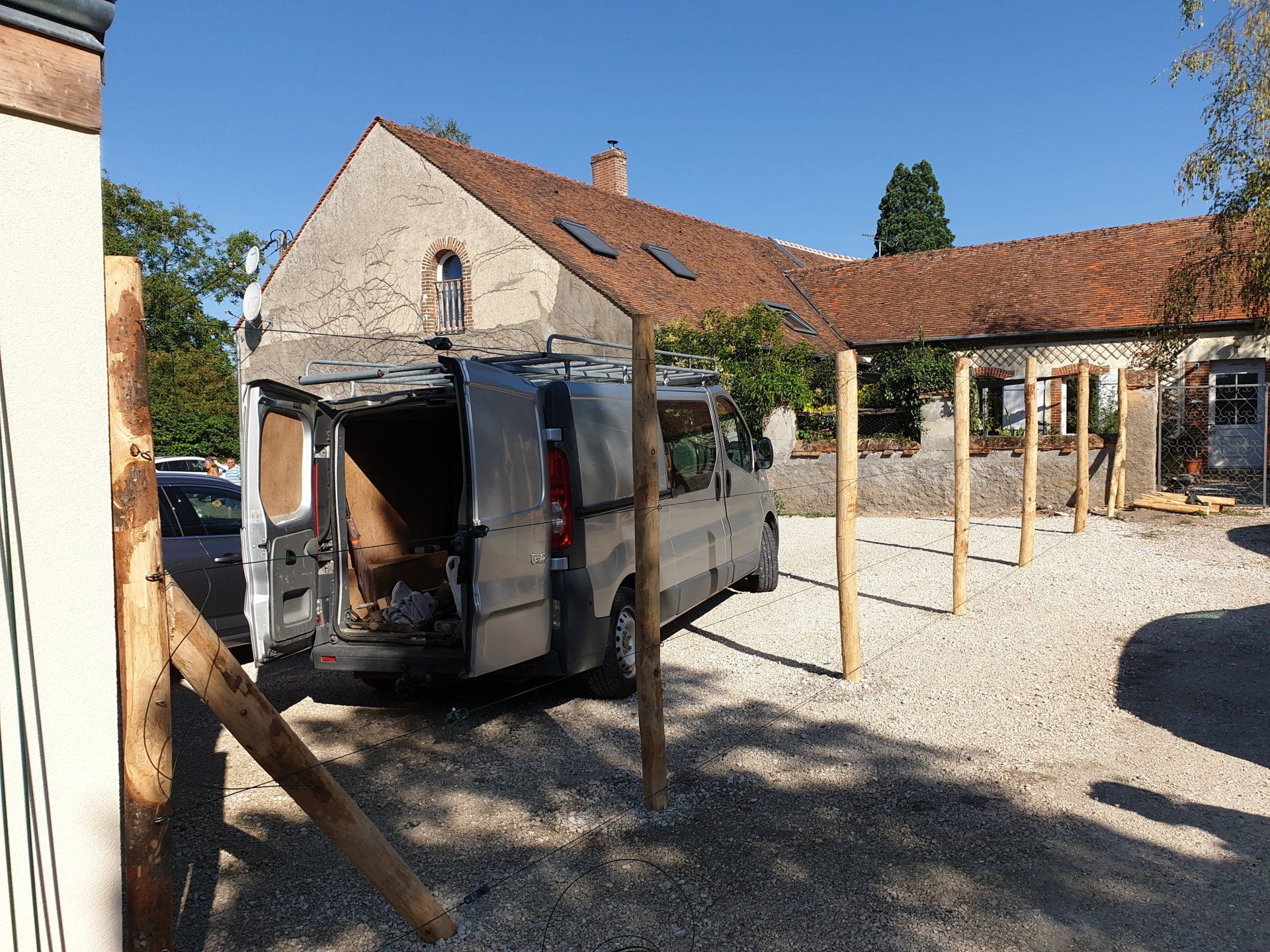 Camionnette de chantier