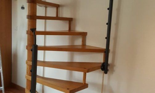 Pose d'escaliers