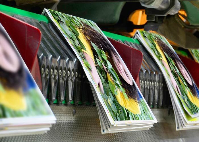 Una cinta transportadora con un montón de imágenes en ella