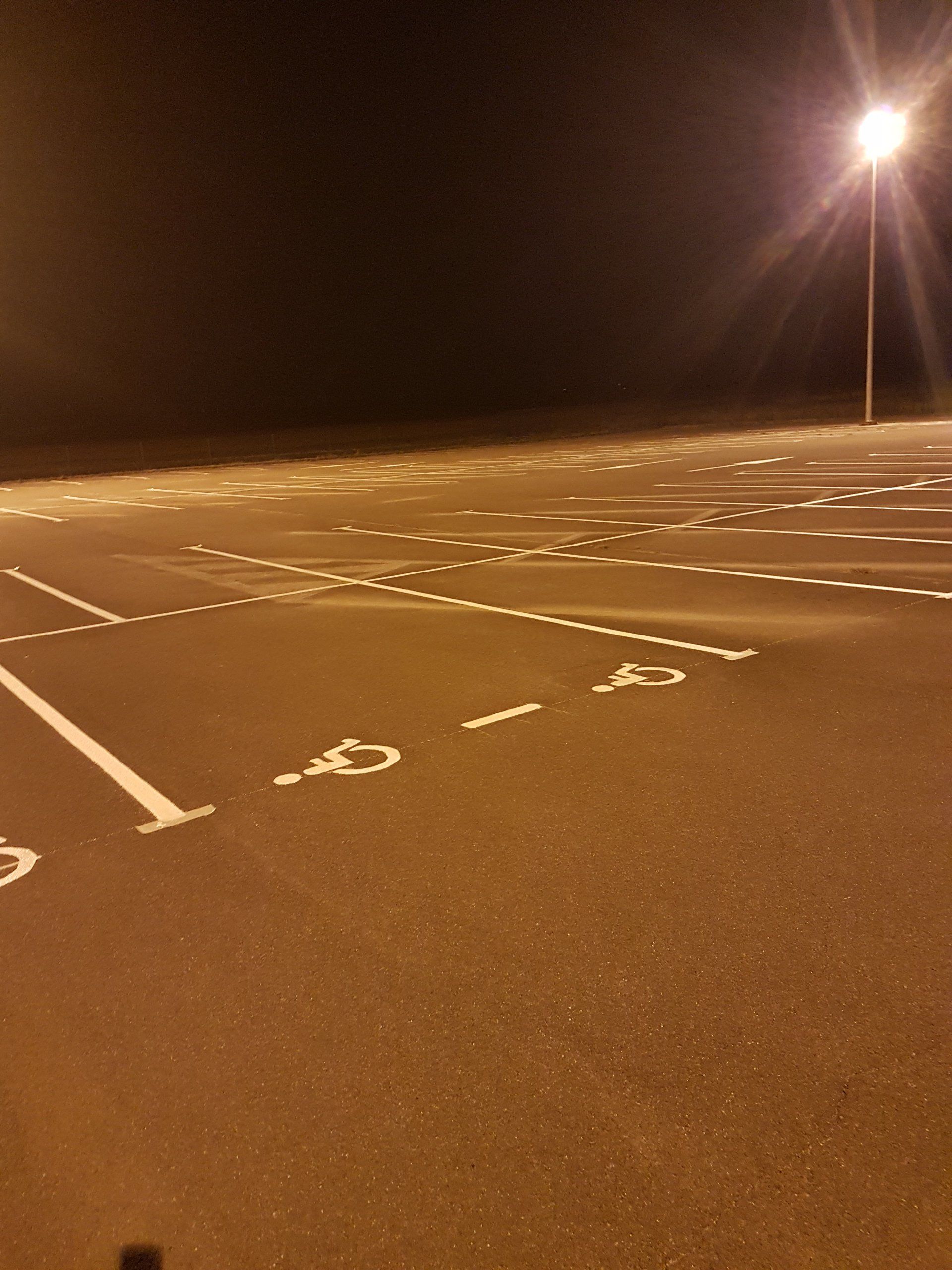 Marquage au sol plusieurs places de parking