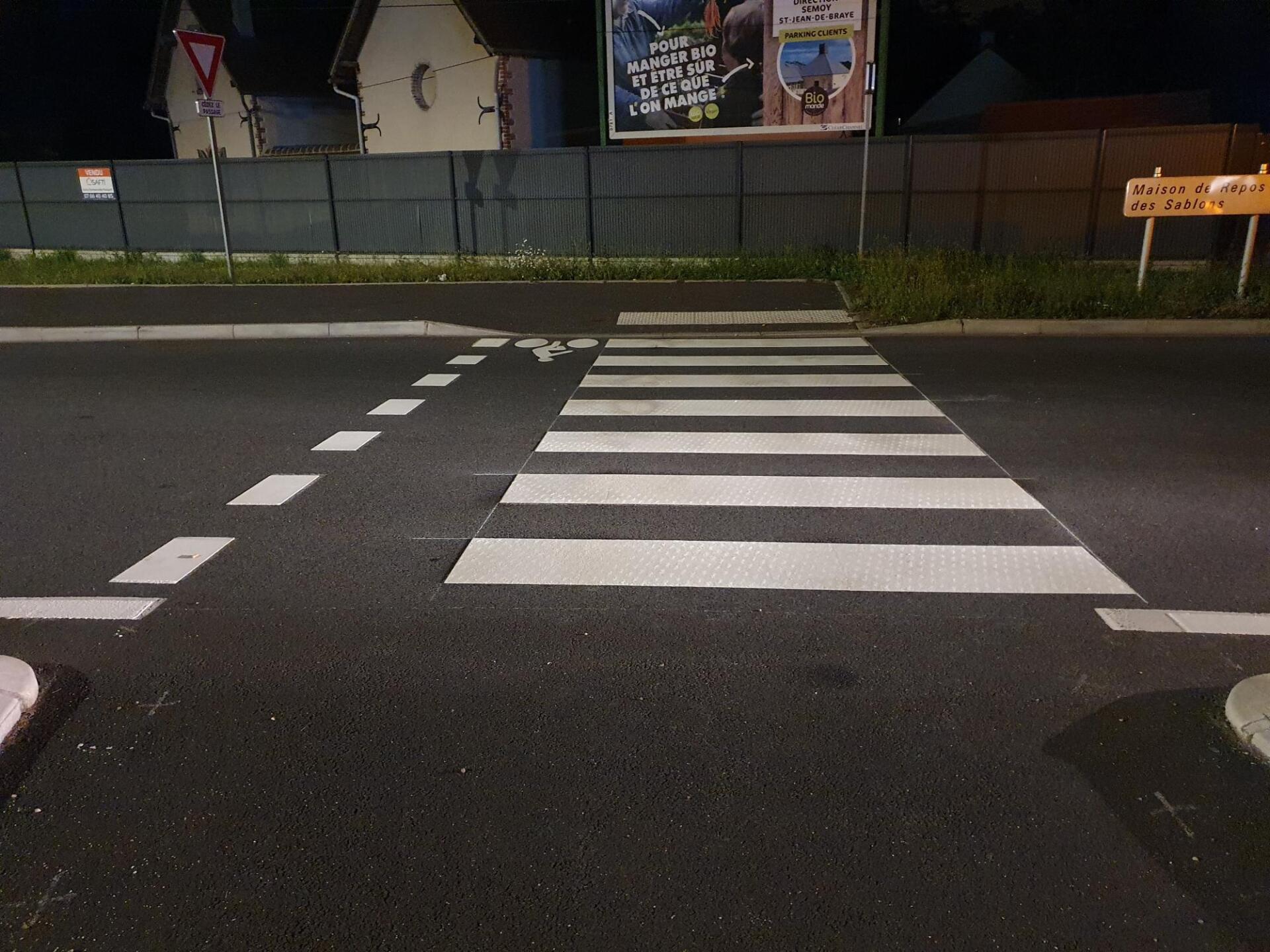 Marquage au sol passage piéton