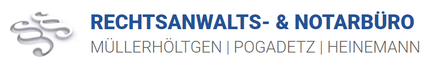Logo Rechtsanwalts- & Notarbüro Müllerhöltgen | Pogadetz | Heinemann