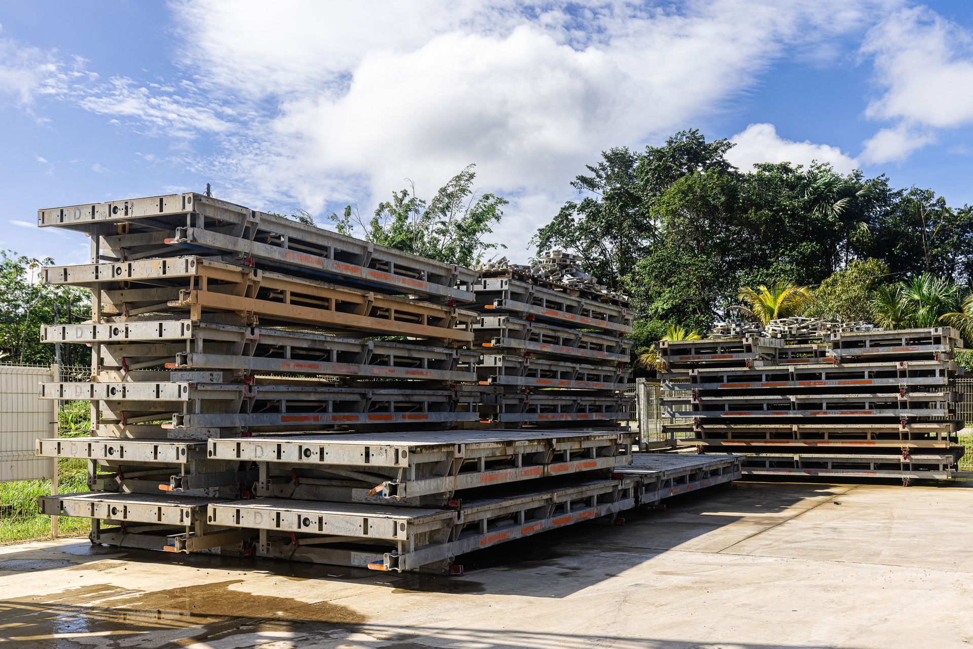 Plateformes en aluminium