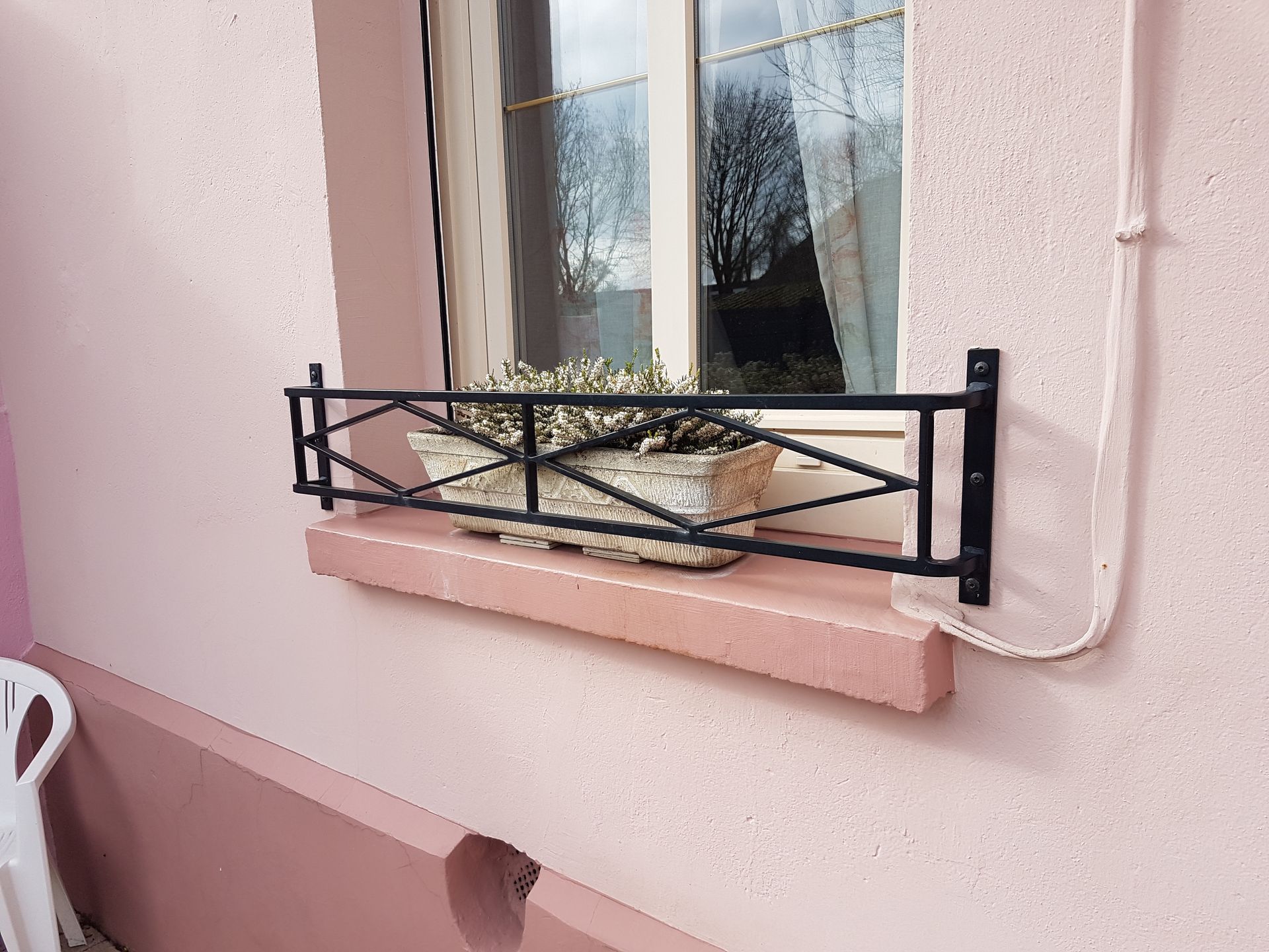 Garde-corps sur une fenêtre
