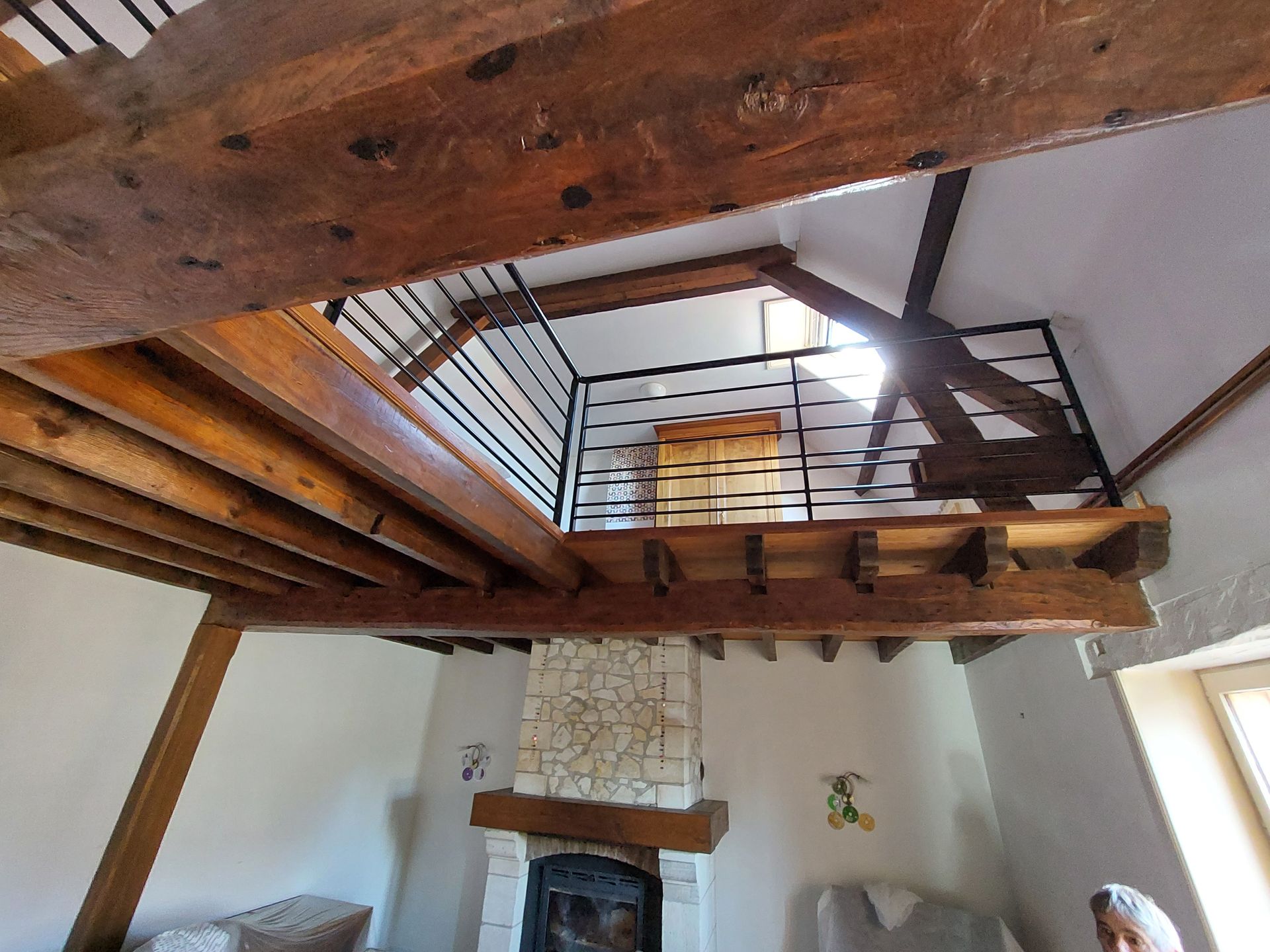 Garde-corps sur une mezzanine