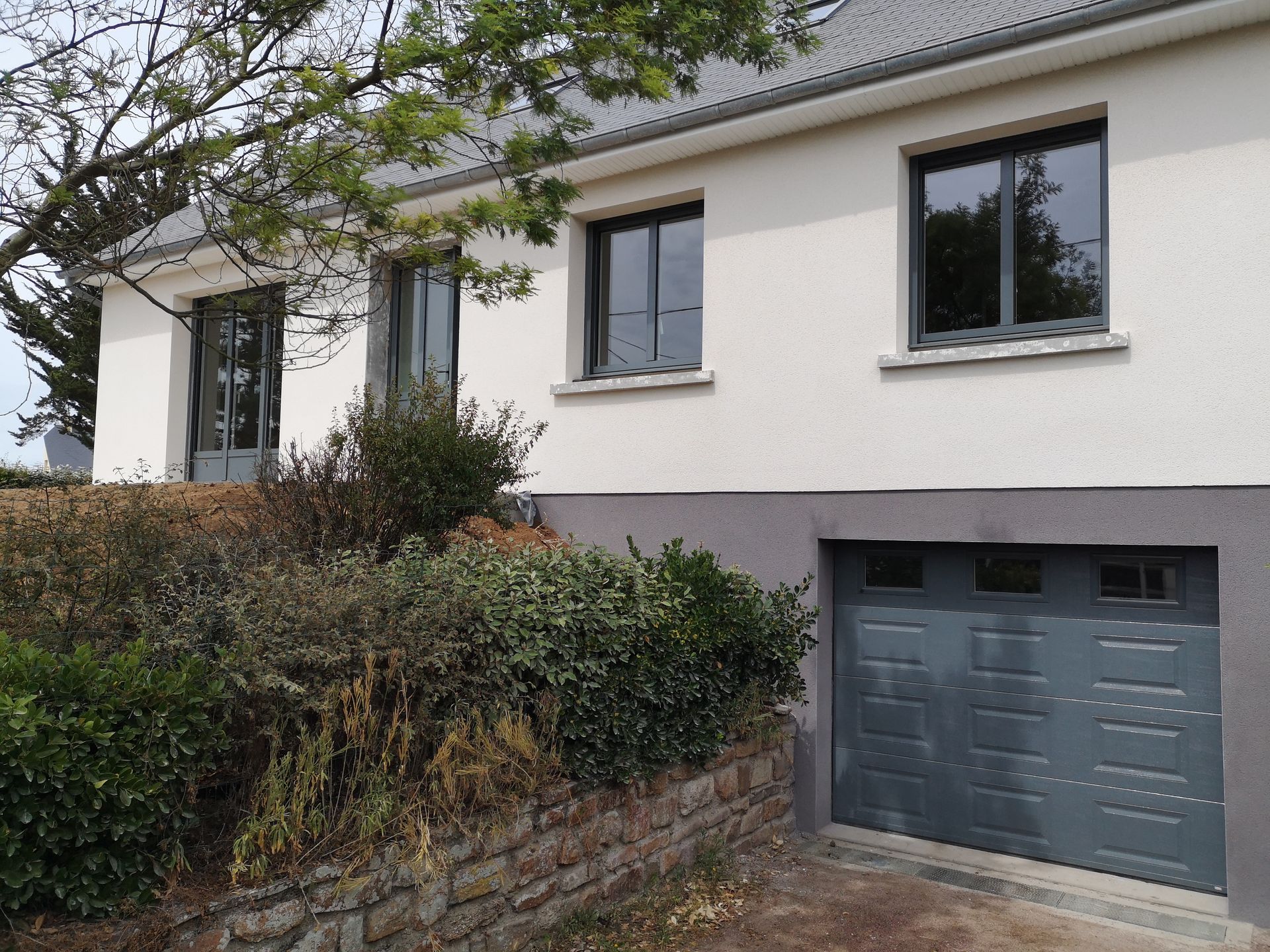 Façade de maison neuve