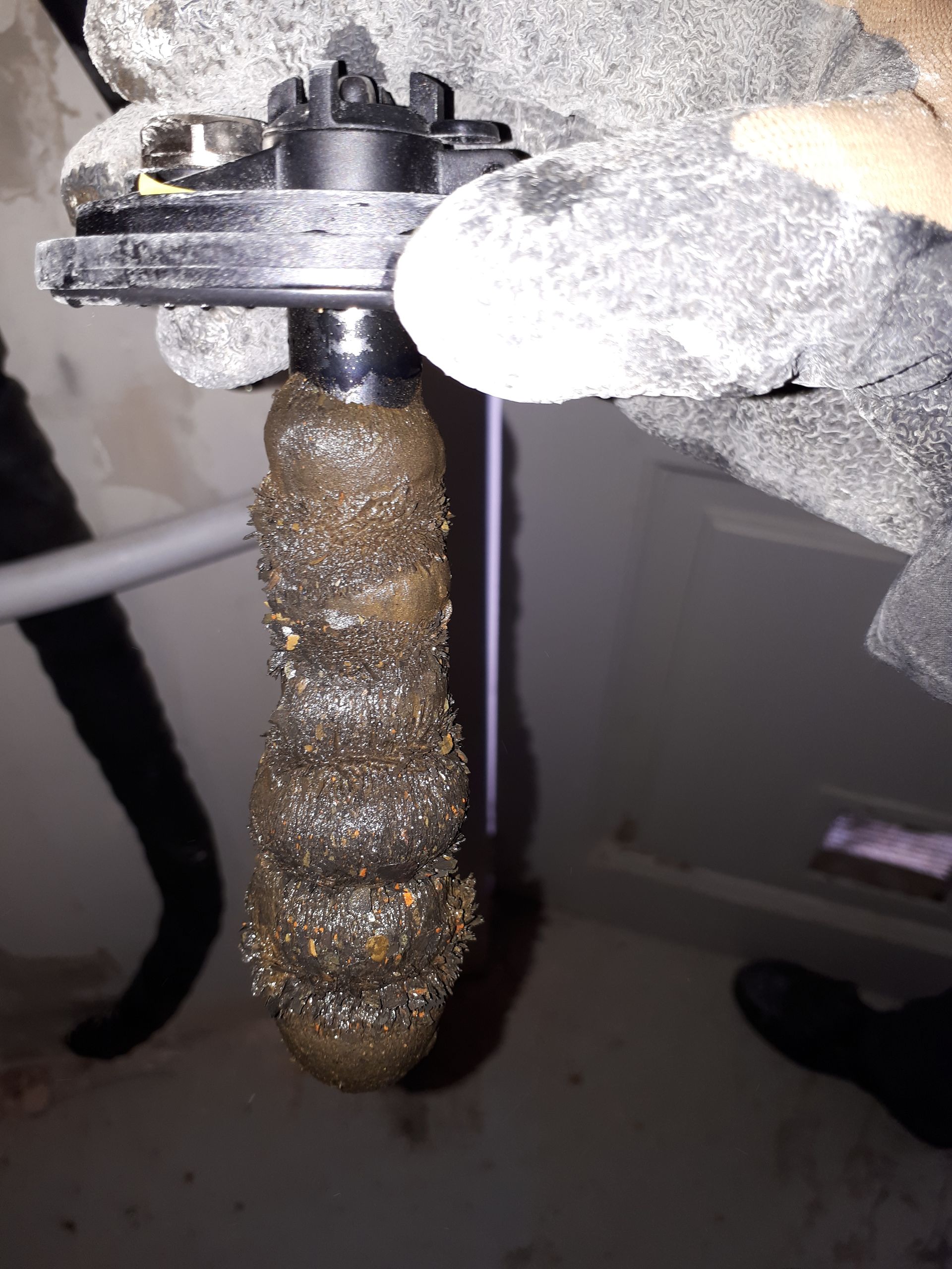 Matériau d'une clim non entretenu