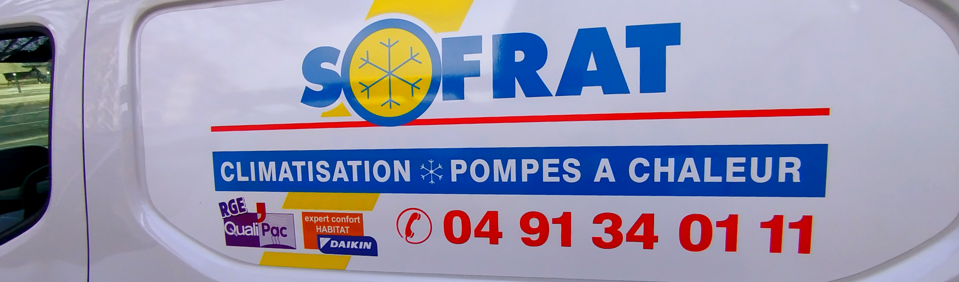 flocage du camion sofrat
