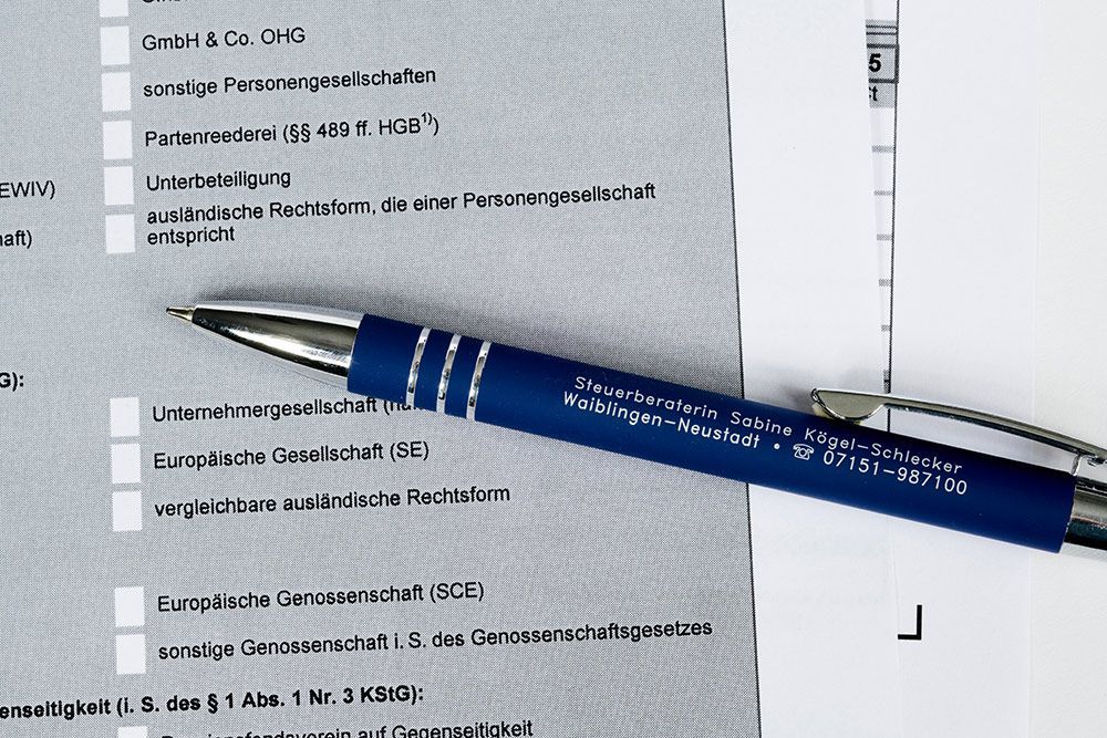 Existenzgründungs-Formular