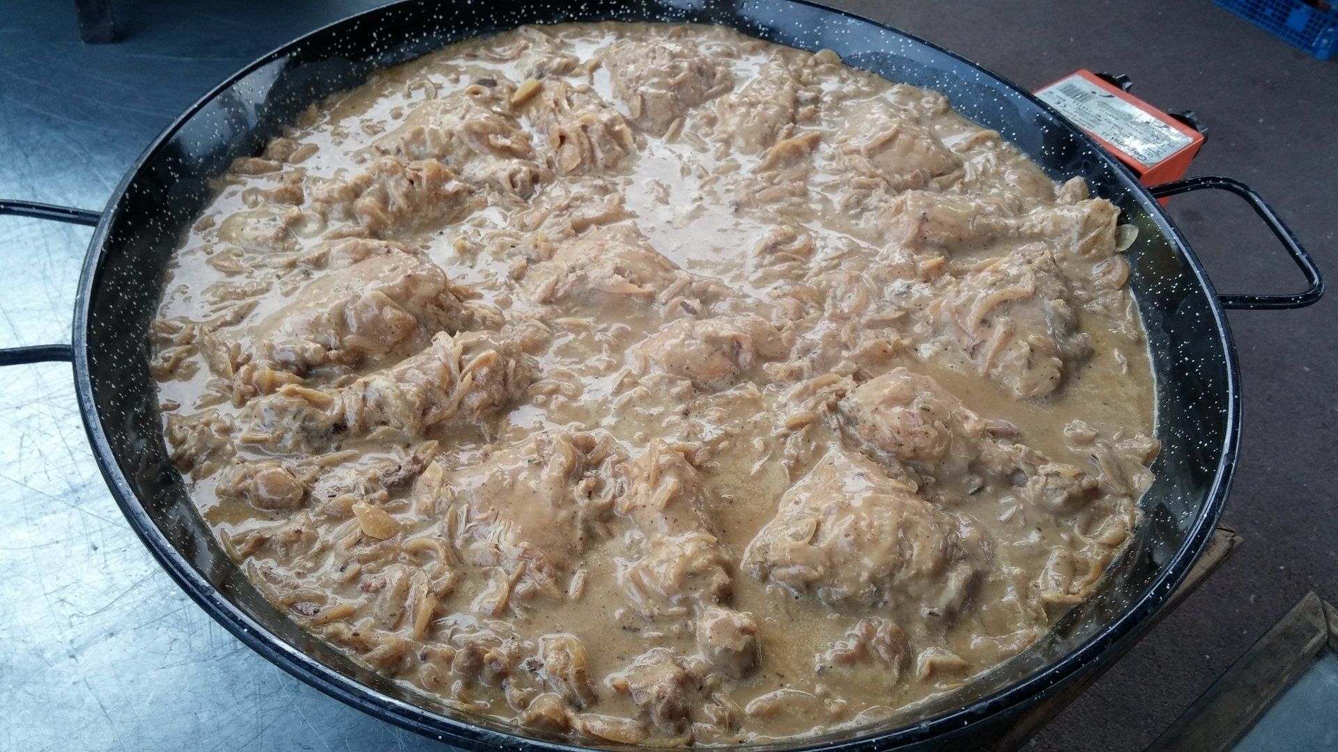Plat unique poulet, riz et champignons