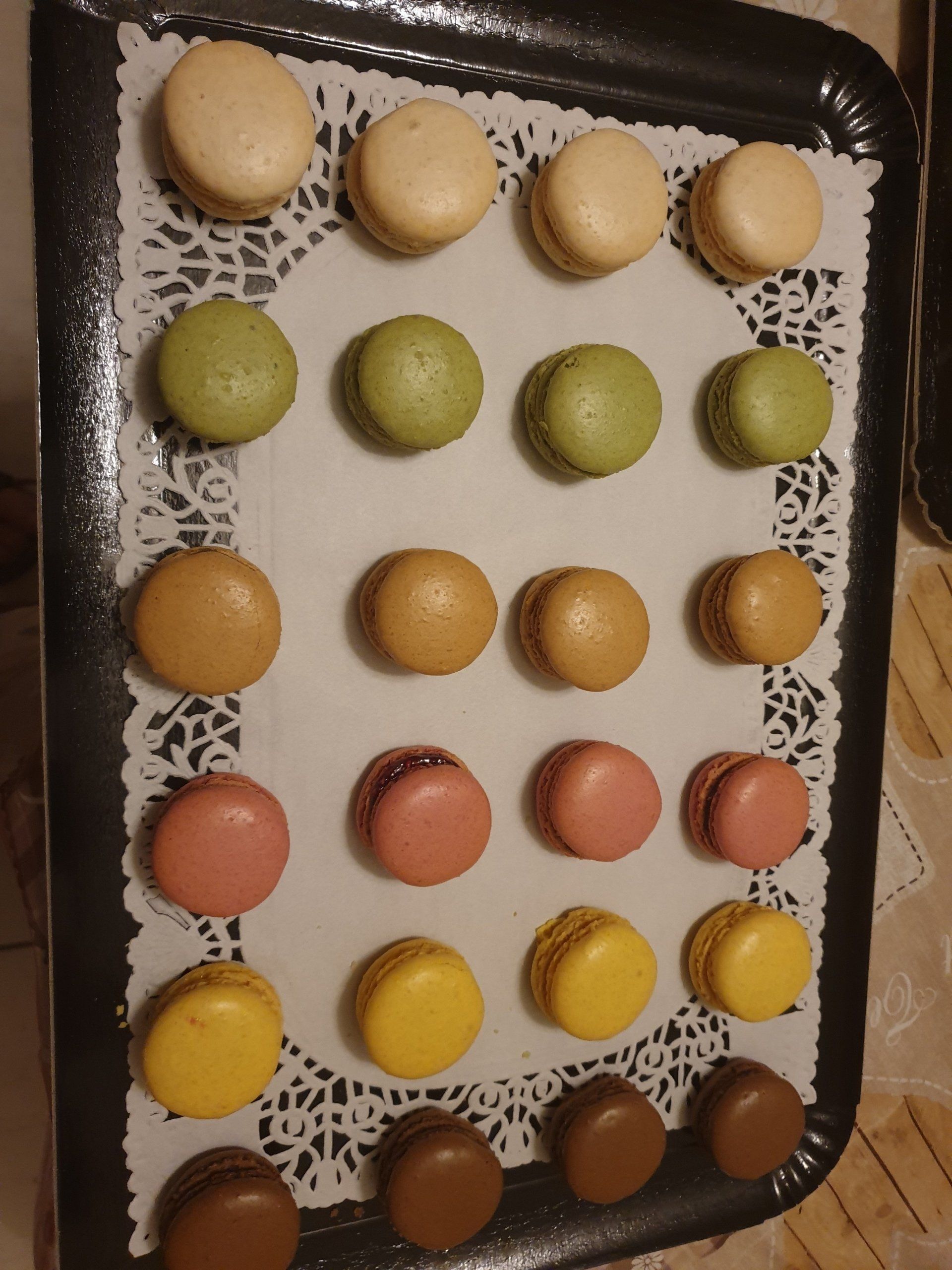 Plateau de macarons