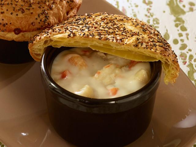 Tourte à la saint jacques