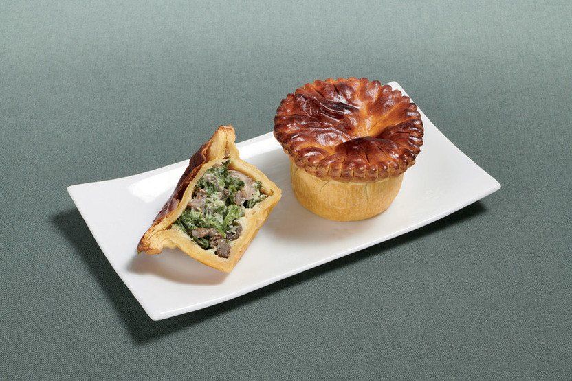 Mini-tourte aux escargots de Bourgogne et champignons