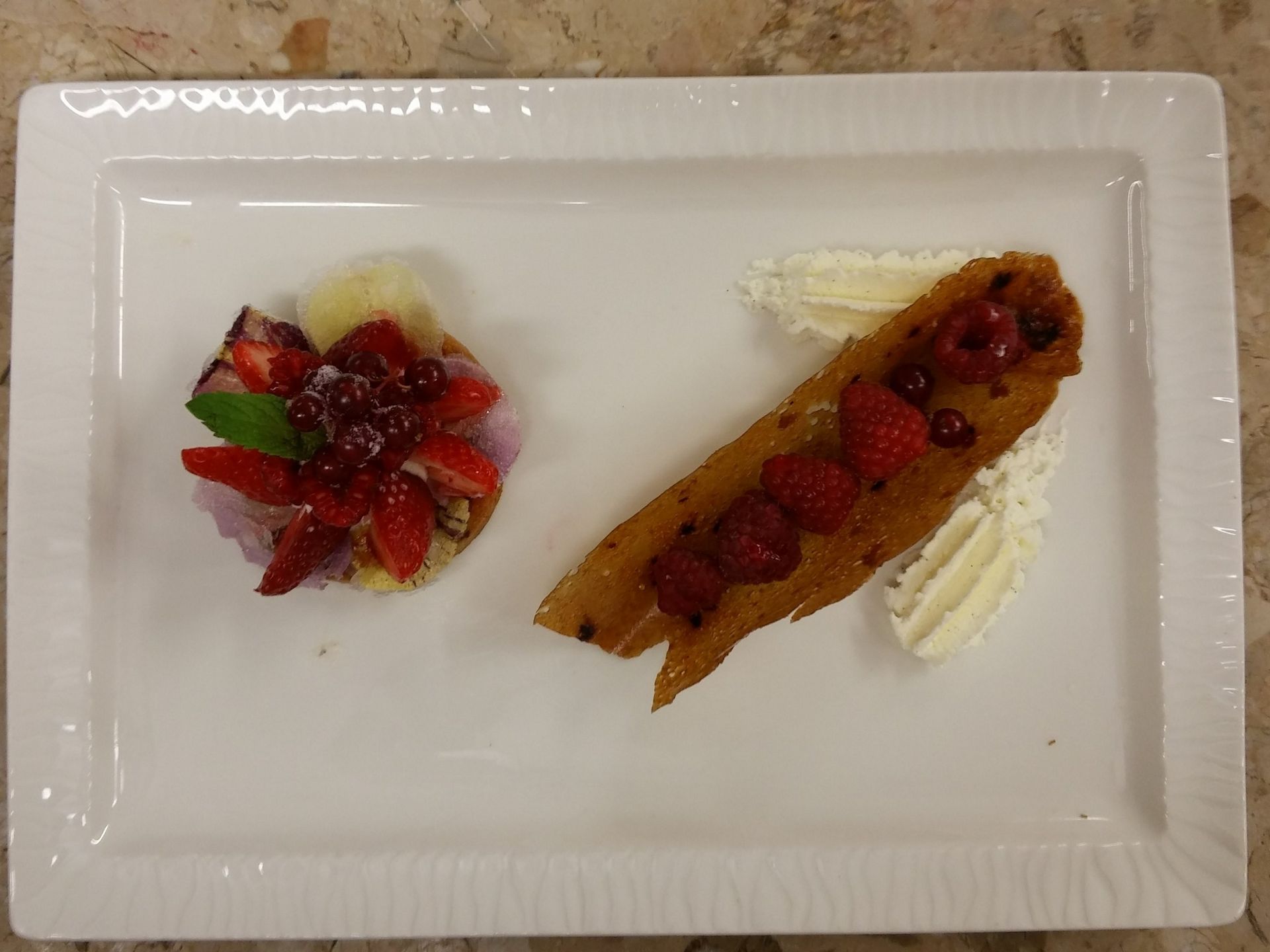 Desserts autour des fruits rouges