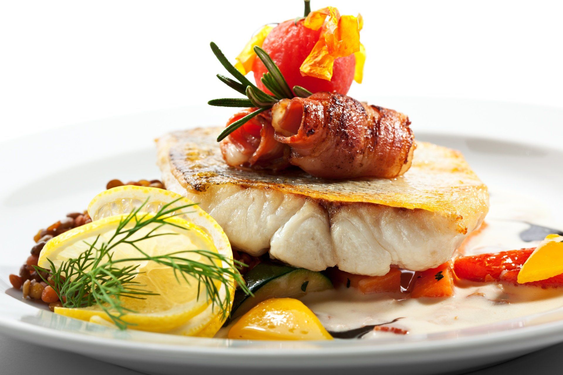 Plat à base de poisson